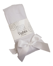 Load image into Gallery viewer, Pex baby white tights - bow