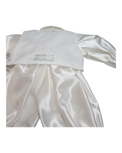 Load image into Gallery viewer, Boys white/grey/silver ceremonial suit