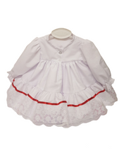 Load image into Gallery viewer, Handmade Frilly baby dress & panty