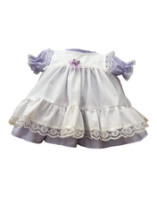Load image into Gallery viewer, Handmade Frilly baby dress & bloomers - lilac