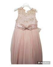 Load image into Gallery viewer, Pink bow occasion dress