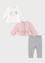 Load image into Gallery viewer, Baby girl 3 piece leggings set