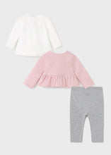 Load image into Gallery viewer, Baby girl 3 piece leggings set