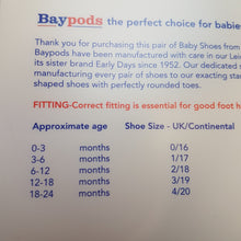 Load image into Gallery viewer, Baypod sky blue shoe