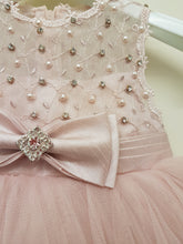 Load image into Gallery viewer, Pink bow occasion dress