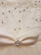 Load image into Gallery viewer, Ivory bow occasion dress