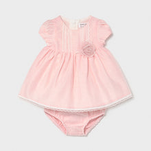 Load image into Gallery viewer, Pink baby dress & knickers