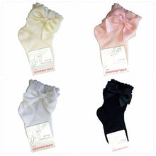 Load image into Gallery viewer, Bow ankle socks