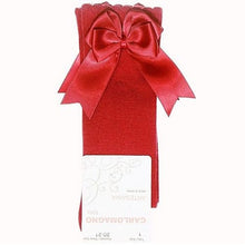 Load image into Gallery viewer, Spanish Knee high socks with double bow