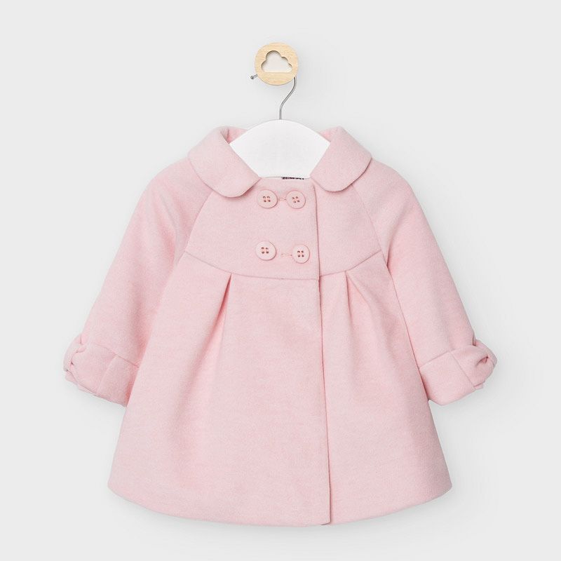 Pink pram baby coat - Main Image