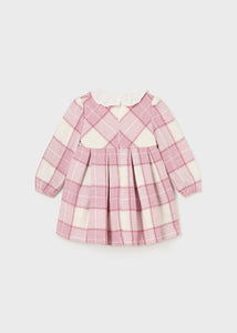 Pink checked dress