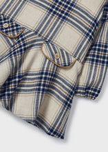 Load image into Gallery viewer, Mayoral Navy blue plaid dress
