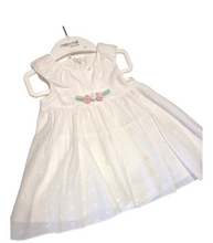 Load image into Gallery viewer, Ivory Rosebud Dress
