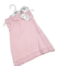 Load image into Gallery viewer, Pink Baby Dress - Bow
