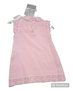 Pink Baby Dress - Bow