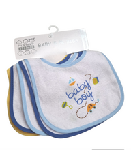 Load image into Gallery viewer, Baby boys bibs - 5 pack
