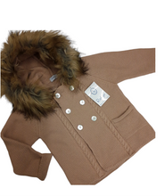 Load image into Gallery viewer, Rahigo knitted coat  - camel
