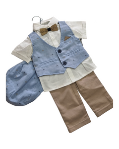 4 piece waistcoat outfit