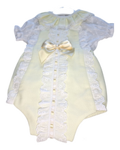 Load image into Gallery viewer, Luna frilly romper outfit - Lemon
