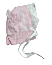 Load image into Gallery viewer, Vintage Baby bonnets - pink
