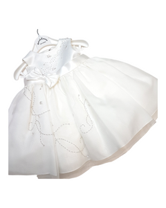 Ivory occasion Bow Dress