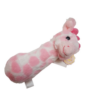 Load image into Gallery viewer, Soft giraffe baby rattle
