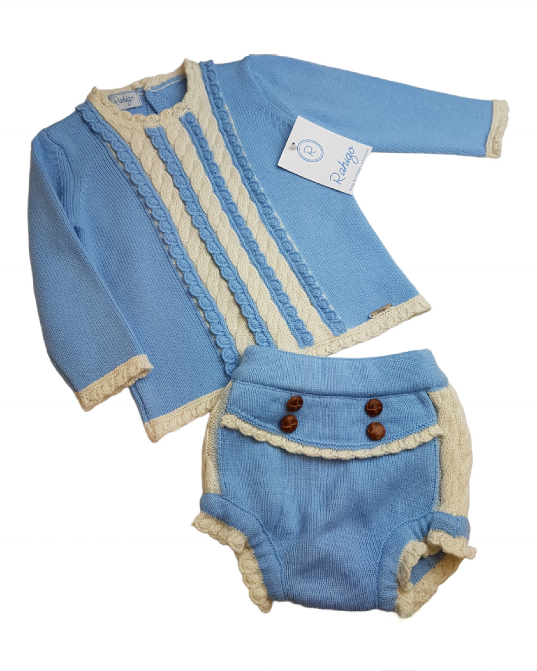 Rahigo blue knit set