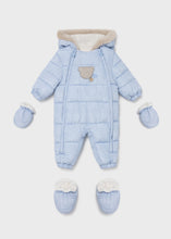 Load image into Gallery viewer, blue padded snowsuit
