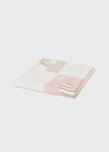 Load image into Gallery viewer, ECOFRIENDS Pink Jaquard baby blanket
