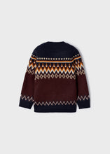 Load image into Gallery viewer, Boys Jumper - Jacquard plum
