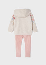Load image into Gallery viewer, Girls hoodie &amp; Suede legging set

