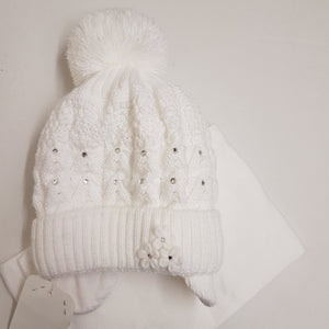 Winter girls knitted hat 3-5year