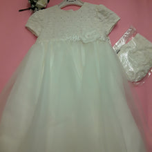 Load image into Gallery viewer, Christening gown &amp; bonnet
