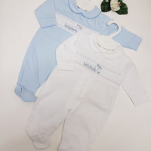 Load image into Gallery viewer, Train cotton babygrow

