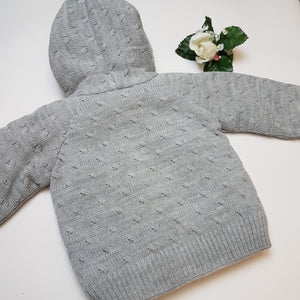 Knit baby coat