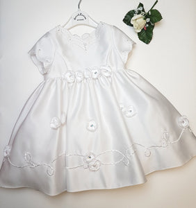Satin White dress 18 month