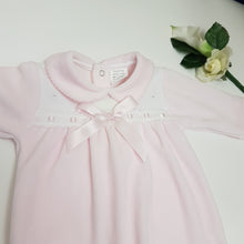 Load image into Gallery viewer, Pink Bow babygrow
