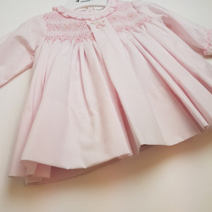 Pink baby smocking dress & panty