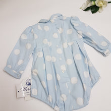 Load image into Gallery viewer, Baby blue romper
