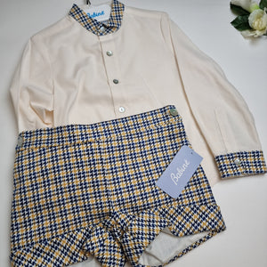 Babiné boys navy/yellow outfit