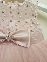 Load image into Gallery viewer, Pink bow occasion dress
