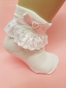 Heart - lace sock