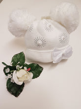 Load image into Gallery viewer, Double pom baby hat - Razzle
