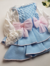 Load image into Gallery viewer, Rahigo blue/Pink dress &amp; socks.
