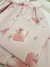 Load image into Gallery viewer, Pink heart girls dress &amp; bag
