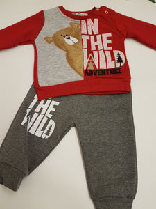 Baby 'In the wild' 2 piece jogger set