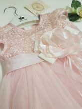 Load image into Gallery viewer, Special occasion pink baby dress
