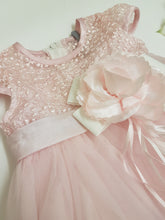 Load image into Gallery viewer, Special occasion pink baby dress

