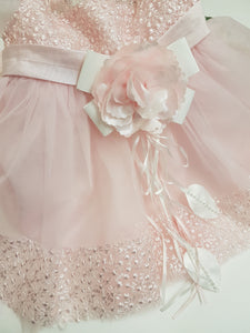 Special occasion pink baby dress