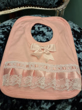Load image into Gallery viewer, Frilly Cotton baby bib
